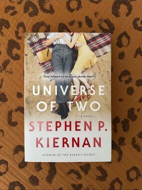 Universe of Two by Stephen P. Kiernan - Hardcover Novel, Red & Cream Cover